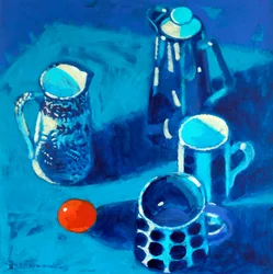 Stilleven #47, 2025 (acryl op board)