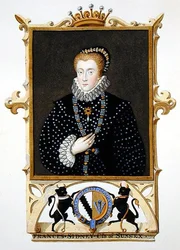 Portret van Frances Sidney (d.c.1589) Gravin van Sussex uit 