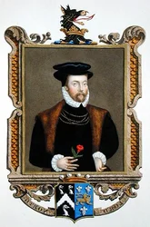 Portret van Lord Roger North (1530-1600) 2e Baron North uit 