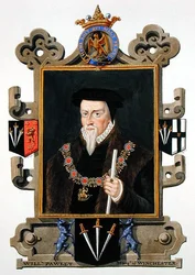 Portret van Sir William Paulet (ca.1485-1572) Markies van Winchester uit 