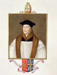 Portret van Stephen Gardiner (ca. 1483-1555) Bisschop van Winchester uit 