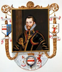 Portret van Walter Devereux (1541-76) 1e Graaf van Essex uit 