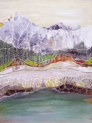 Geometrisch bergmeer
