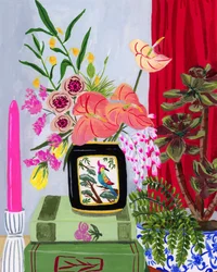 Levendig bloemstilleven