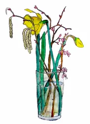 Narcissen en katjes