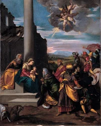 De Aanbidding der Wijzen, 1575-1580