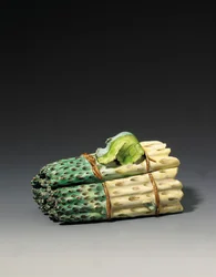Asperges terrine en deksel, c.1750