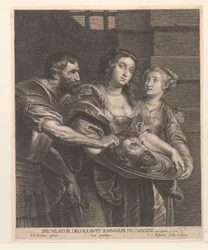Salome ontvangt het hoofd van Johannes de Doper