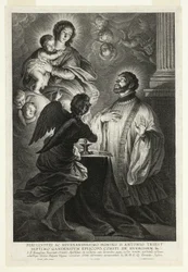De Maagd en het Kind verschijnen aan Sint Franciscus Xaverius