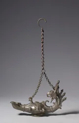 Lamp met Griffioen-Kop Handvat