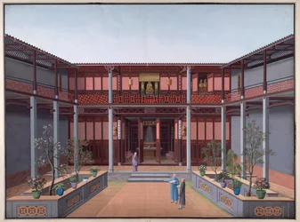 Honam Tempel - Hal van Kuan Yin, Binnenplaats van Zen