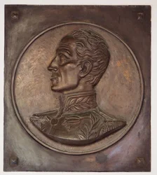 Simon Bolivar, bas-reliëf