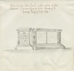 Sandon Kerk - Graf van George Digby