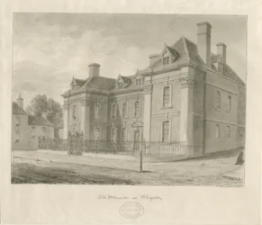 Stafford - Shire Hall: aquarel schilderij