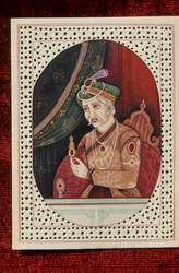 Portret van Akbar