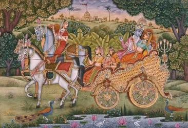 Radha en Krishna