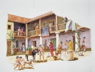 Oud Athene - reconstructie van een huis
