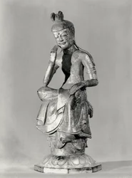 Bodhisattva zittend in een meditatieve houding