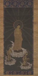 Afdaling van Amida, of Raigo, Muromachi Periode c.1333-1568