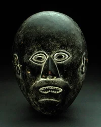 Masker, mogelijk Gorong-cultuur, Nepal (hout)