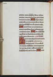 Koningen 9, f.235v, Getijdenboek, Gebruik van Sarum (