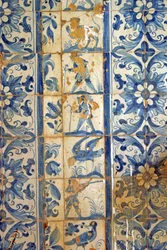Paneel met jachtscènes, Tarouca, Portugal