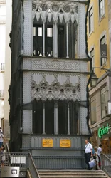 Santa Justa Lift, Lissabon, Portugal