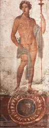 Mannelijke kroningsfiguur, Herculaneum