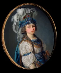 De actrice en zangeres Praskovia Zhemchugova als Eliane