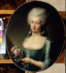 Portret van gravin Natalia Alexandrovna Repnina (geboren Kurakina)