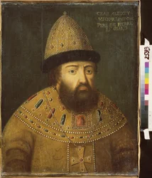 Portret van tsaar Alexis I Mikhailovich van Rusland