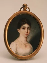 Portret van Darya Mikhailovna Opochinina (1788-1854)