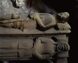 Detail van een sarcofaag