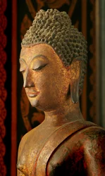 Lanna Sukhothai Stijl Boeddha (brons)