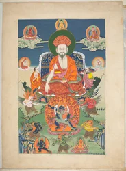 Add. Or. 3056 Een van 12 tekeningen die Tibetaanse godheden uitbeelden door een Tibetaanse kunstenaar, waarschijnlijk in Lhasa, ca. 1800