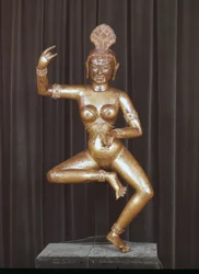 De godin Dakini, Tibetaanse helse god. Beeldje, Musée Guimet, Parijs