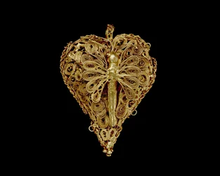 Hanger, ca. 1900 (goud)