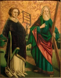 Meester, de heiligen Laurentius en Andreas