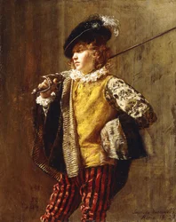 Een elegante hoveling, 1872