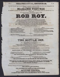 Theaterprogramma voor het Theatre Royal, Edinburgh