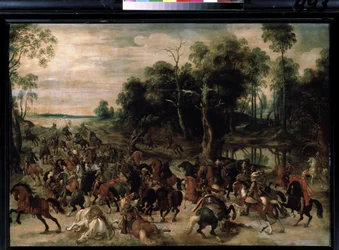 Cavalerieaanval, ca. 1615