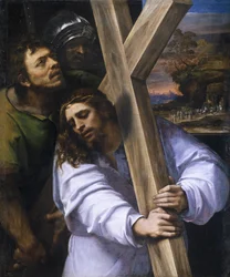 Christus Draagt het Kruis