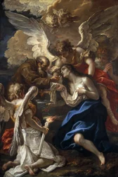 De laatste communie van de heilige Maria van Egypte