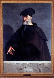 Portret van Andrea Doria, Italiaanse condottiere