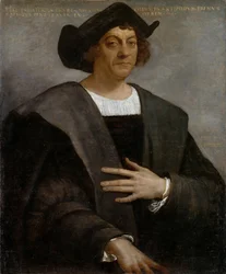 Portret van een Man, Verondersteld Christopher Columbus (c.1446-1506)