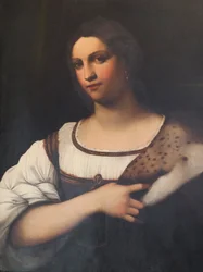 Portret van een vrouw, of Fornarina