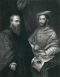Kardinaal Hippolito De Medici en Sebastiano Del Piombo