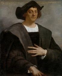 Portret van een man, vermoedelijk Christoffel Columbus