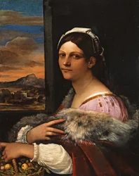 Portret van een jonge Romeinse vrouw