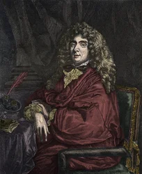 Portret van Jean-Baptiste Poquelin, bekend als Moliere (Jean Baptiste Poquelin)